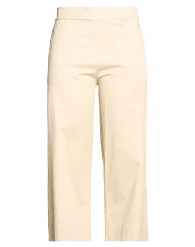 Alpha Studio Woman Pants Beige Size 4 Cotton, Elastane In Neutral