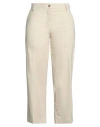 Alpha Studio Woman Pants Beige Size 6 Cotton, Elastane
