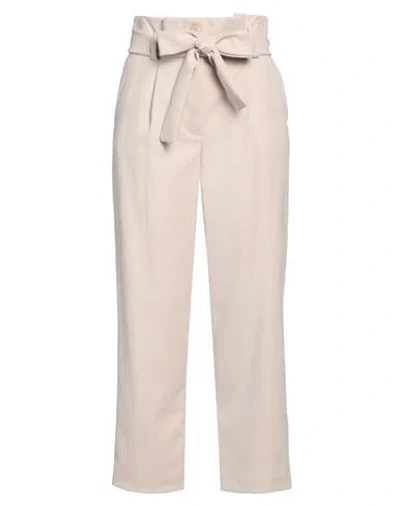 Alpha Studio Woman Pants Beige Size 8 Polyester, Elastane
