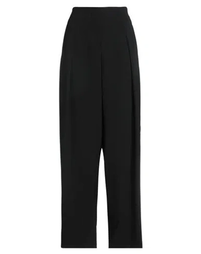 Alpha Studio Woman Pants Black Size 10 Polyester, Elastane