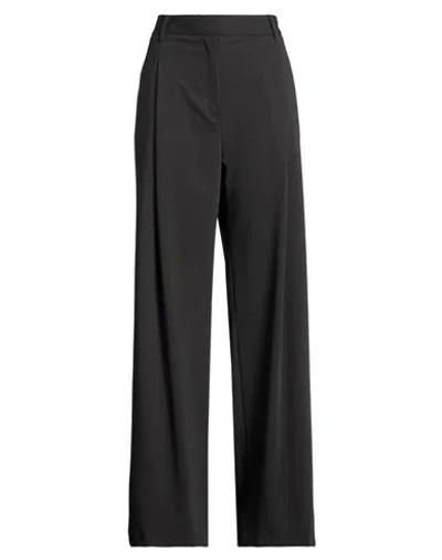 Alpha Studio Woman Pants Black Size 10 Polyester, Viscose, Wool, Elastane