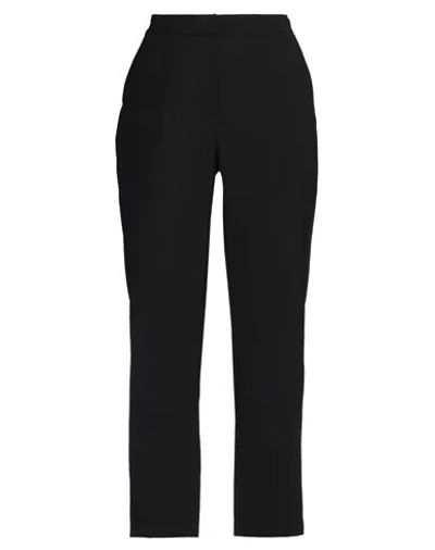 Alpha Studio Woman Pants Black Size 12 Polyester, Elastane