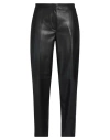Alpha Studio Woman Pants Black Size 12 Polyester, Polyurethane Resin