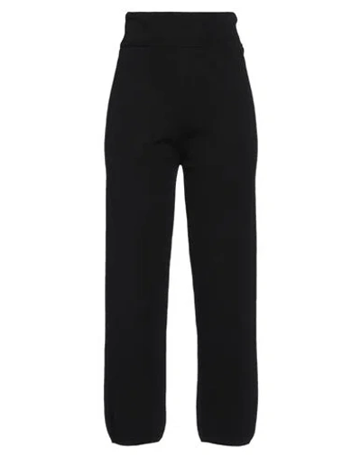 Alpha Studio Woman Pants Black Size 2 Wool, Cashmere In Black
