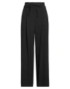 Alpha Studio Woman Pants Black Size 4 Polyester, Elastane In Black