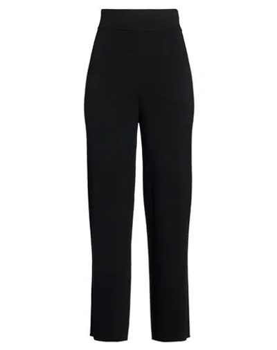 Alpha Studio Woman Pants Black Size 4 Wool, Viscose, Polyamide, Cashmere