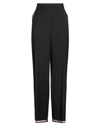Alpha Studio Woman Pants Black Size 8 Polyester, Viscose, Elastane
