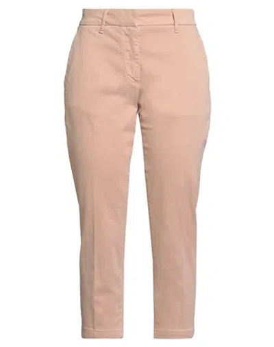 Alpha Studio Woman Pants Blush Size 8 Cotton, Elastane
