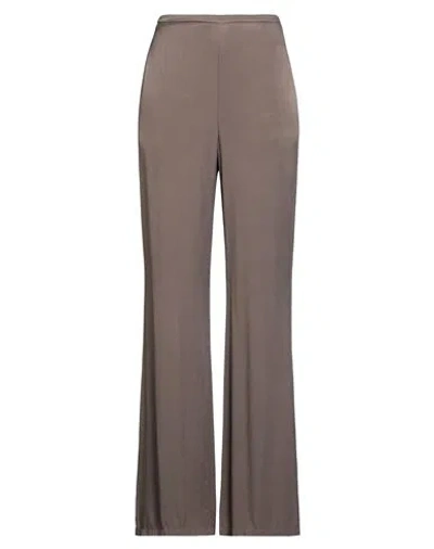 Alpha Studio Woman Pants Brown Size 8 Viscose