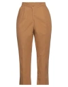 Alpha Studio Woman Pants Camel Size 6 Cotton In Beige