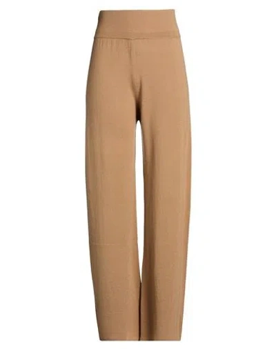 Alpha Studio Woman Pants Camel Size 8 Wool In Neutral