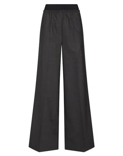 Alpha Studio Woman Pants Charcoal Size 2 Virgin Wool, Elastane In Grey