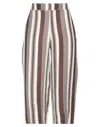 Alpha Studio Cropped Pants In Brown