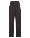 Alpha Studio Woman Pants Dark Brown Size 6 Cotton, Elastane