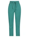 Alpha Studio Woman Pants Deep Teal Size 6 Cotton, Elastane In Green