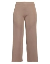 Alpha Studio Woman Pants Khaki Size 10 Viscose, Polyester In Beige
