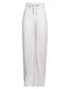 Alpha Studio Woman Pants Light Grey Size 6 Baby Alpaca Wool, Recycled Polyamide, Polyamide In White