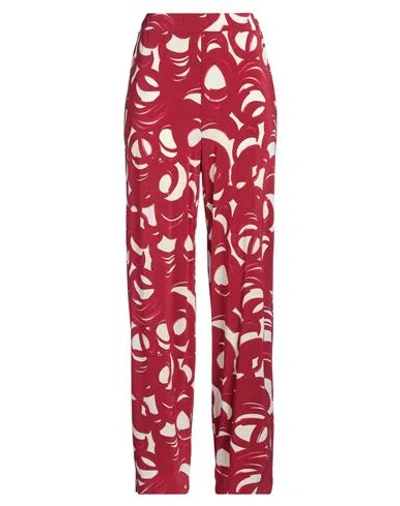 ALPHA STUDIO ALPHA STUDIO WOMAN PANTS MAGENTA SIZE 8 VISCOSE, ELASTANE