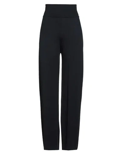 Alpha Studio Woman Pants Midnight Blue Size 10 Merino Wool In Black