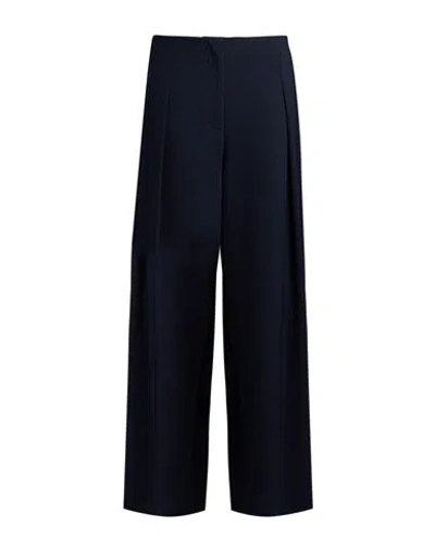 Alpha Studio Woman Pants Midnight Blue Size 10 Polyester, Elastane