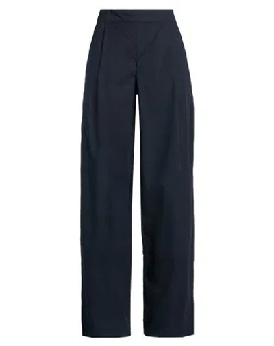 Alpha Studio Woman Pants Midnight Blue Size 12 Cotton, Elastane