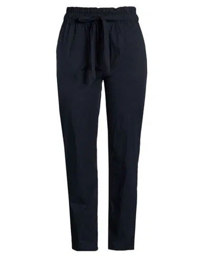 Alpha Studio Woman Pants Midnight Blue Size 12 Cotton, Elastane