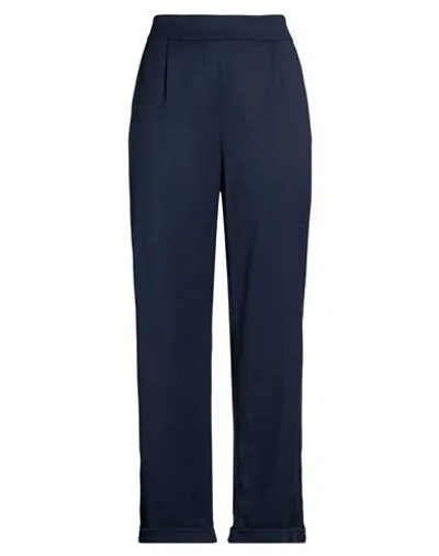 Alpha Studio Woman Pants Midnight Blue Size 12 Polyester, Viscose, Elastane