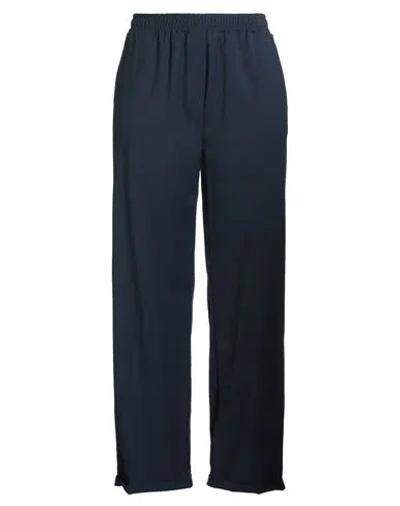 Alpha Studio Woman Pants Midnight Blue Size 14 Polyester, Viscose, Elastane