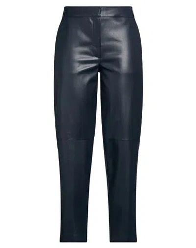 Alpha Studio Woman Pants Midnight Blue Size 2 Polyester, Polyurethane Resin