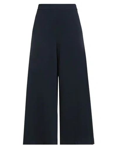 Alpha Studio Woman Pants Midnight Blue Size 8 Polyester, Elastane