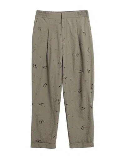 Alpha Studio Woman Pants Military Green Size 2 Cotton