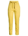 Alpha Studio Woman Pants Mustard Size 2 Cotton, Elastane In Yellow