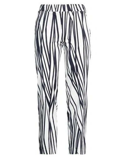 Alpha Studio Woman Pants Navy Size 14 Cotton, Elastane In Blue