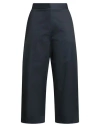 Alpha Studio Woman Pants Navy Size 8 Cotton, Elastane In Blue