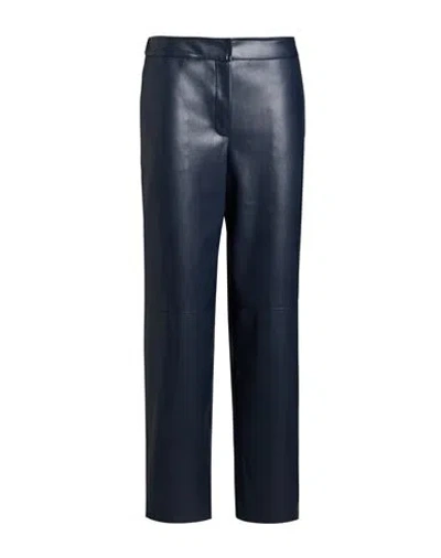 Alpha Studio Woman Pants Navy Size 8 Polyurethane Resin, Polyester In Black