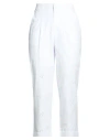 Alpha Studio Woman Pants White Size 6 Cotton In White