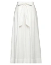 Alpha Studio Woman Pants White Size 8 Cotton, Elastane