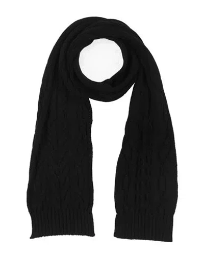 Alpha Studio Woman Scarf Black Size - Merino Wool