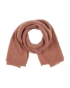 Alpha Studio Woman Scarf Blush Size - Polyamide, Mohair Wool, Wool In Pink