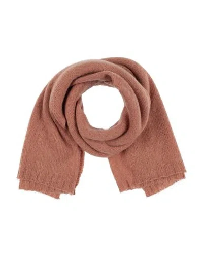 Alpha Studio Woman Scarf Blush Size - Polyamide, Mohair Wool, Wool In Pink
