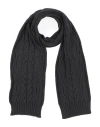 Alpha Studio Woman Scarf Charcoal Size - Merino Wool