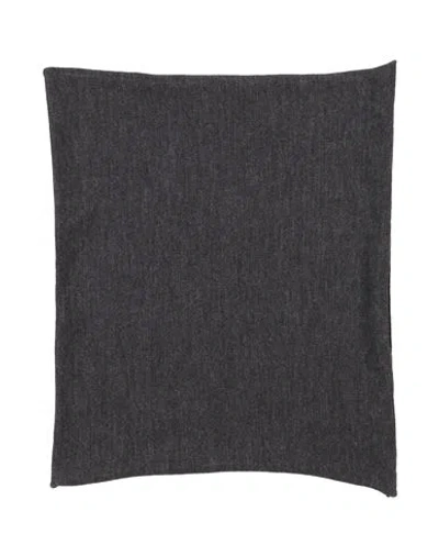 Alpha Studio Woman Scarf Charcoal Size - Merino Wool In Gray