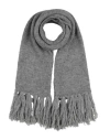 Alpha Studio Woman Scarf Grey Size - Alpaca Wool, Recycled Polyamide, Polyamide
