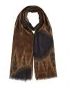 Alpha Studio Woman Scarf Khaki Size - Wool