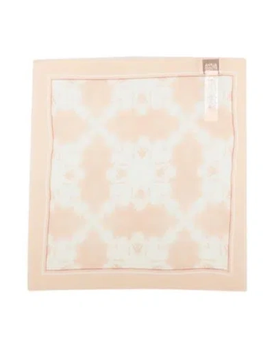 Alpha Studio Woman Scarf Blush Size - Cotton In Beige