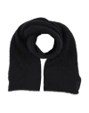 Alpha Studio Woman Scarf Midnight Blue Size - Alpaca Wool, Polyamide, Wool, Polyester