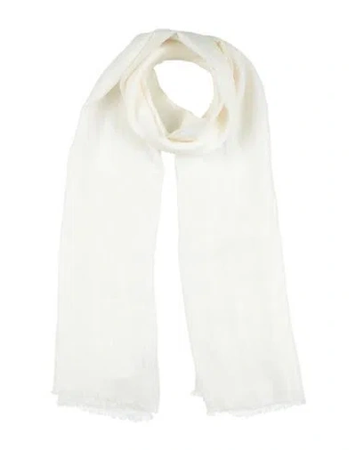 Alpha Studio Woman Scarf Off White Size - Linen