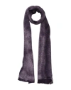 Alpha Studio Woman Scarf Plum Size - Baby Alpaca Wool, Recycled Polyamide, Polyamide