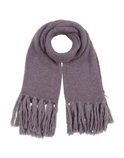 Alpha Studio Woman Scarf Purple Size - Alpaca Wool, Recycled Polyamide, Polyamide