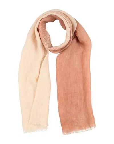 Alpha Studio Woman Scarf Sand Size - Linen